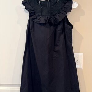 J. Crew Black Ruffle Kids Dress